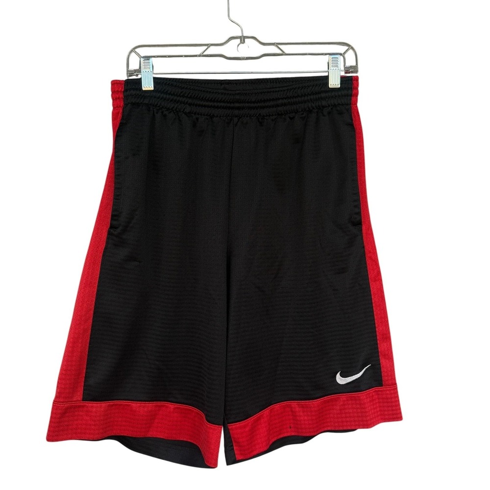 Nike Shorts Mens Medium Black Mesh Elite Stripe Basketball Athletic 641421-010